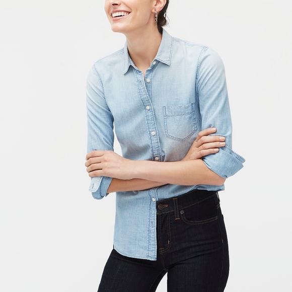 J. Crew Tops - JCREW chambray